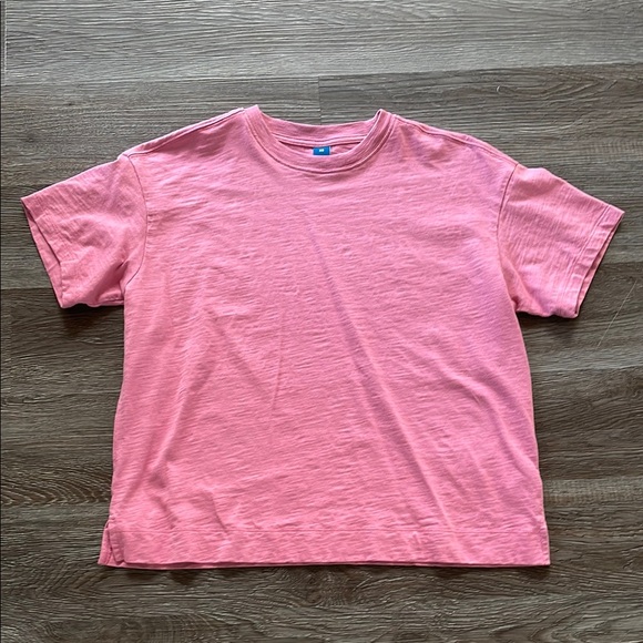 Old Navy Tops - Old Navy Short Sleeve Boxy Vintage Crew Neck T-Shirt Rose Cloud Women’s Size XS